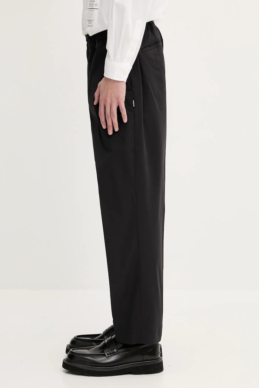 Bukser Neighborhood NEIGHBORHOOD TAPEREDSILHOUETTE Tapered Trousers Sort | 251ZANH.PTM01, 1