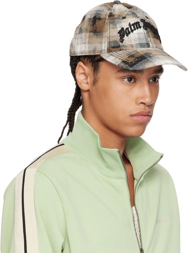 Kasket Palm Angels Palm Angels Curved Logo Check Cap Flerfarvet | PMLB104S25FAB0020910, 2