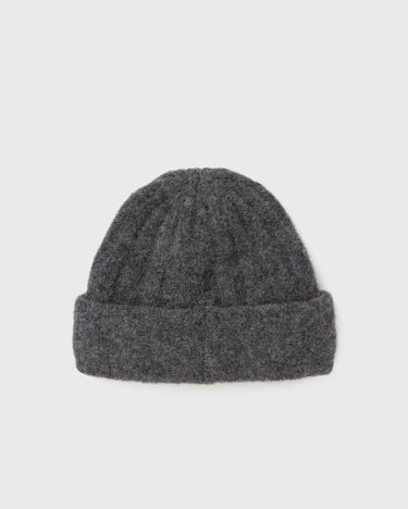 Beanie American Vintage VITOW La Maison AMV Supervintage Beanie Grå | VITO22AH25-STEEL-MELANGE, 1