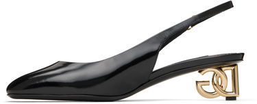 Sneakers og sko Dolce & Gabbana Dolce&Gabbana Patent Leather Slingback Heels Sort | CG0913 A1037, 2