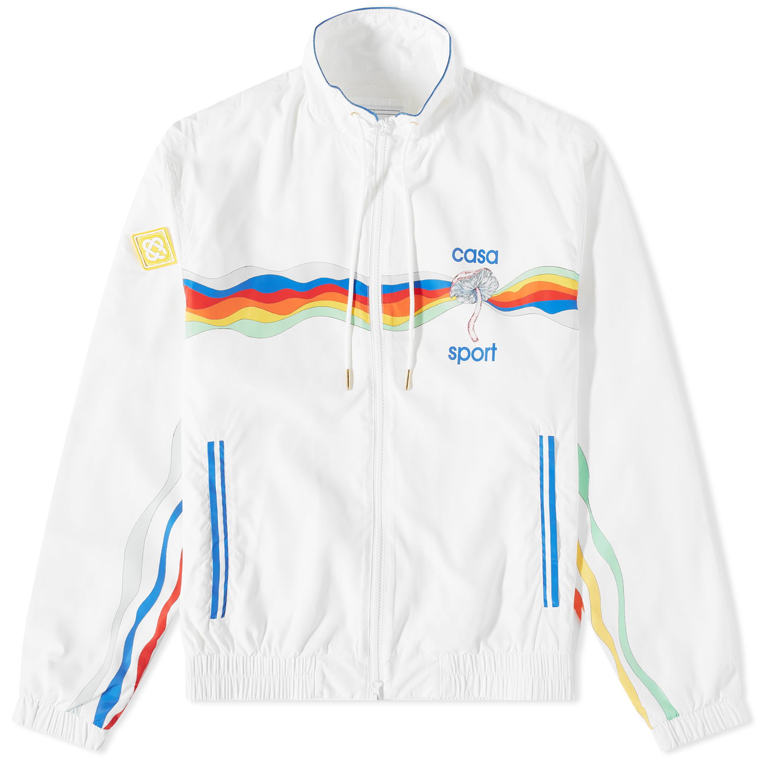 Jakke Casablanca Mind Vibrations Track Jacket Hvid | MS23-JK-033-02, 0
