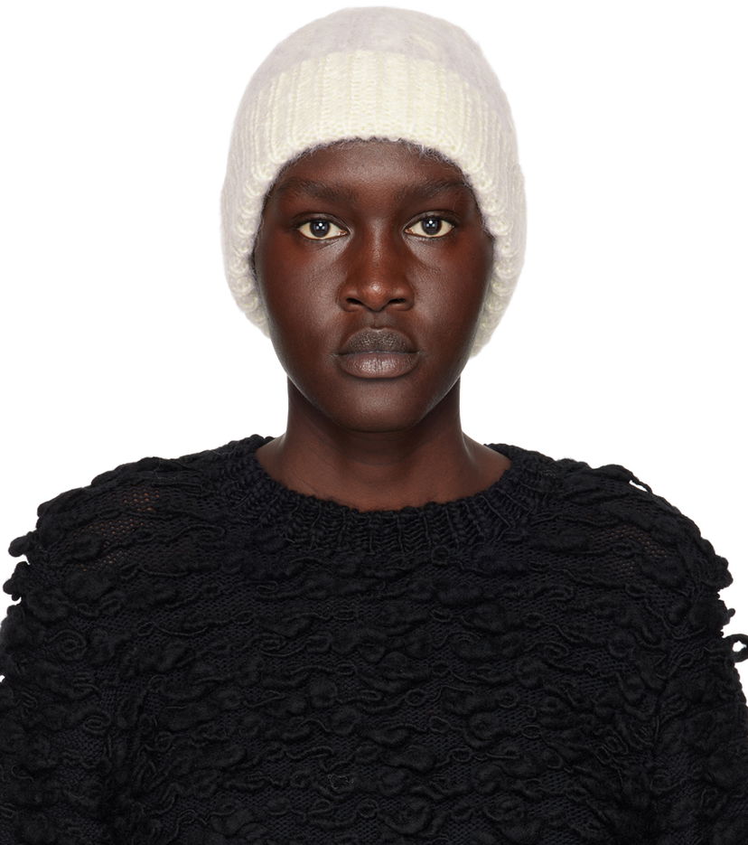 Beanie Cecilie Bahnsen Imogen Knit Beanie Beige | 2.22KNI40004
