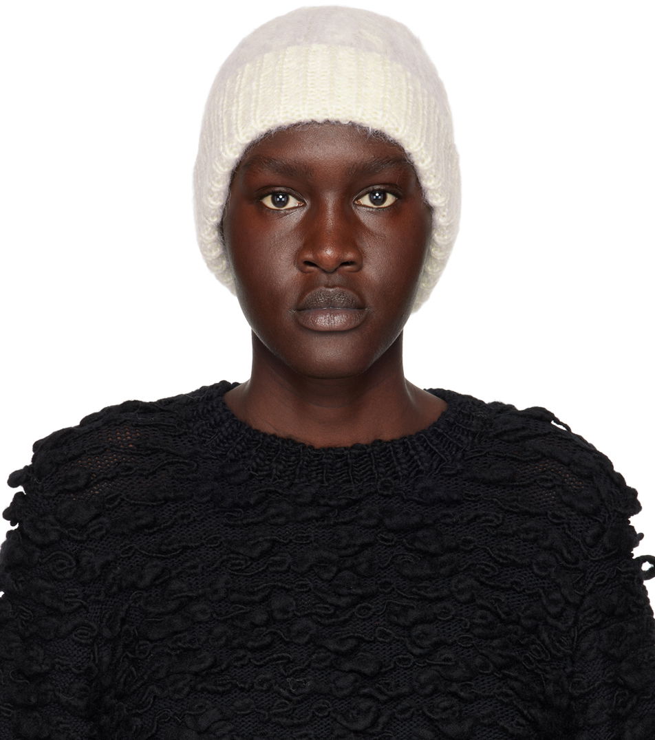 Beanie Cecilie Bahnsen Imogen Knit Beanie Beige | 2.22KNI40004, 0