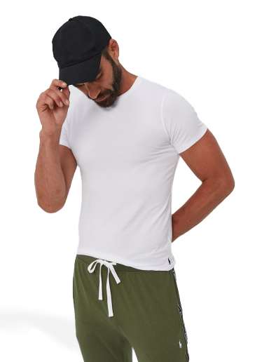 T-shirt Polo by Ralph Lauren T-Shirts (2-pack) Hvid | 714835960002