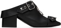 Leather Mules With Buckle