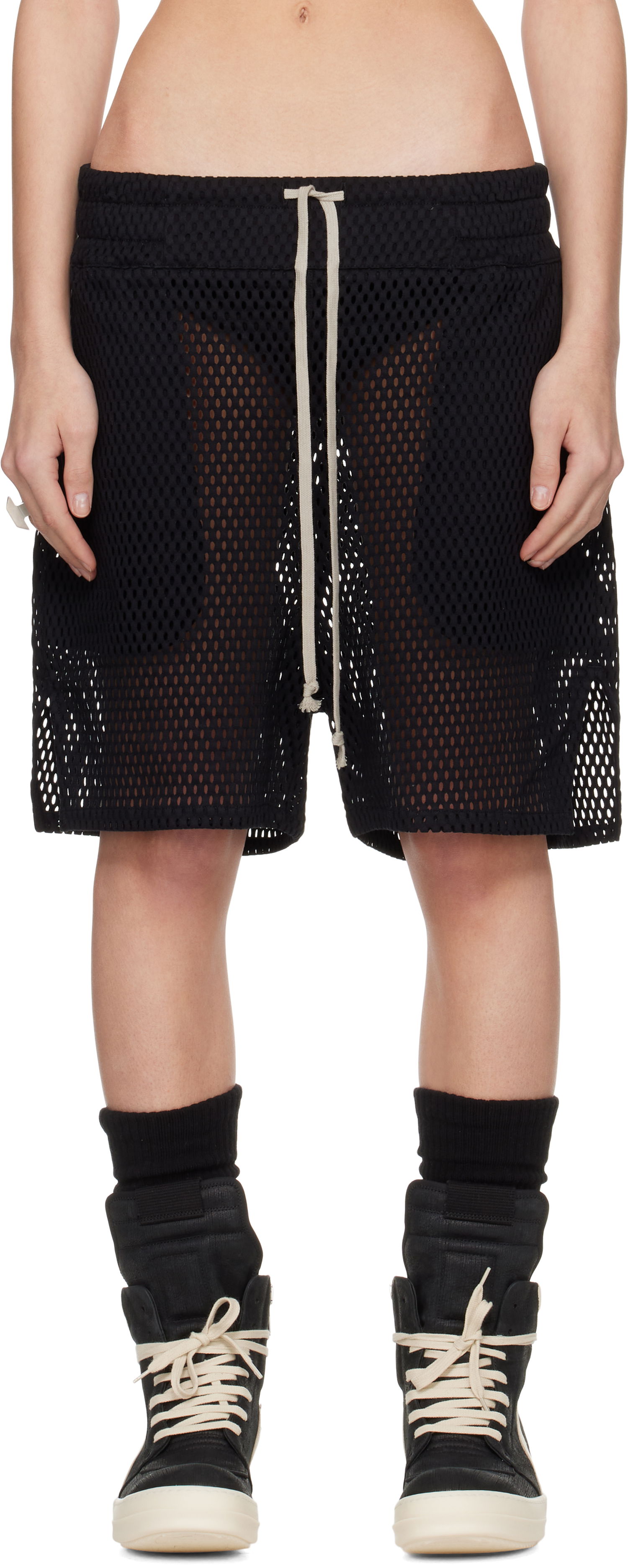 Shorts Rick Owens Rick Owens Champion Edition Mesh Shorts Sort | CW01E1682 CHONET, 0