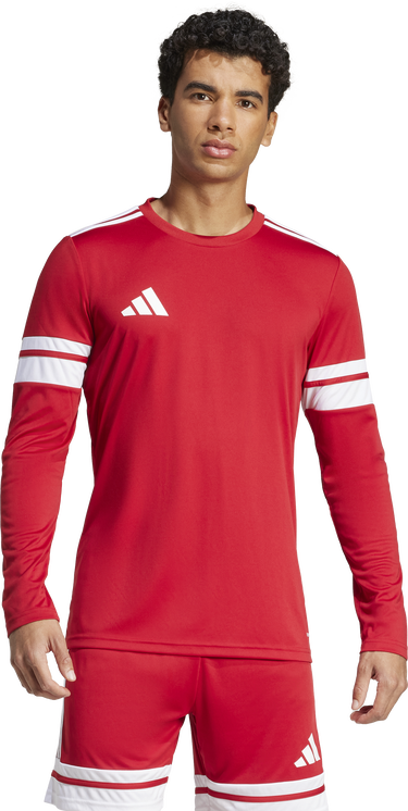 T-shirt adidas Performance Adidas Squadra 25 Long Sleeve Jersey Rød | je5297, 4