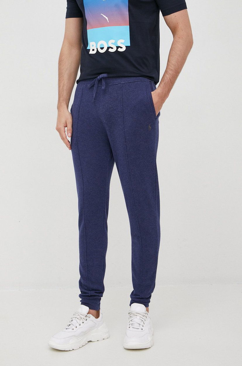 Joggingbukser Polo by Ralph Lauren Polo Ralph Lauren Knitted Joggers Blå | 710857103003