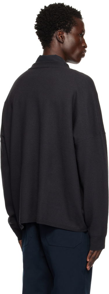 Sweater Studio Nicholson Studio Nicholson Scafell Knit Sweater Sort | SCAFELL SNM - 1294, 2