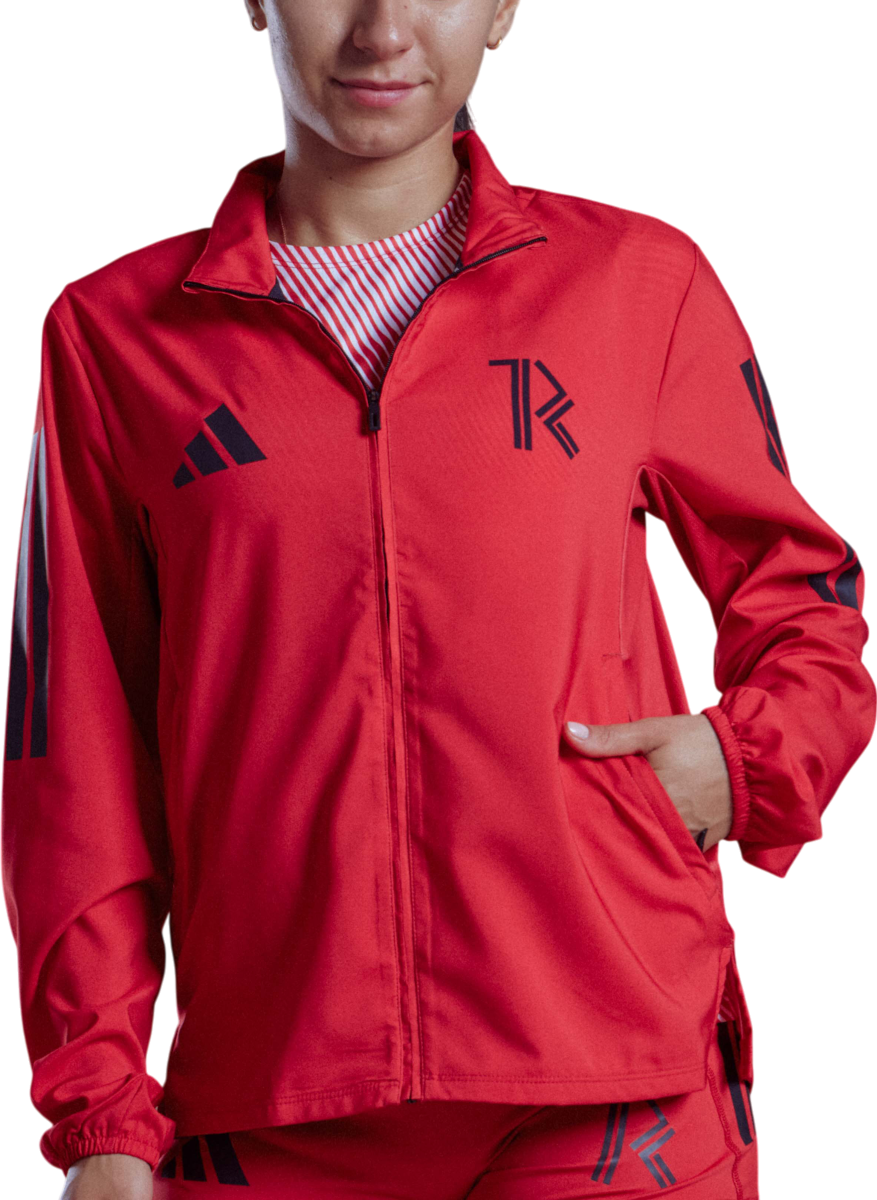Vindjakke adidas Originals Adizero TRC x Top4Running Jacket Rød | it4450-trc, 0
