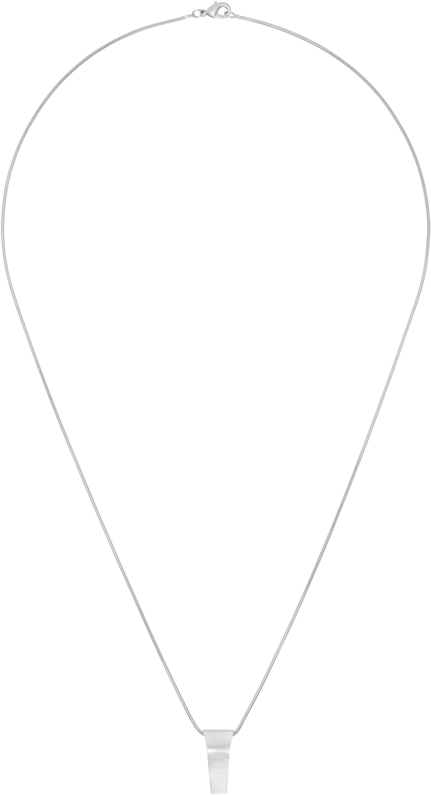 Halskæde Rick Owens Silver Porterville Mini Trunk Charm Necklace Metalisk | RJ0000099 MMT, 1
