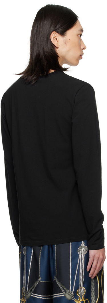 T-shirt Versace Medusa Long Sleeve T-Shirt Sort | AUU01007_1A10011, 2