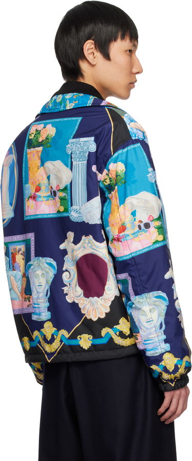 Bomberjakke Versace Versace 'Versace Gallery' Reversible Blouson Jacket Flerfarvet | 1018330_1A12970, 2