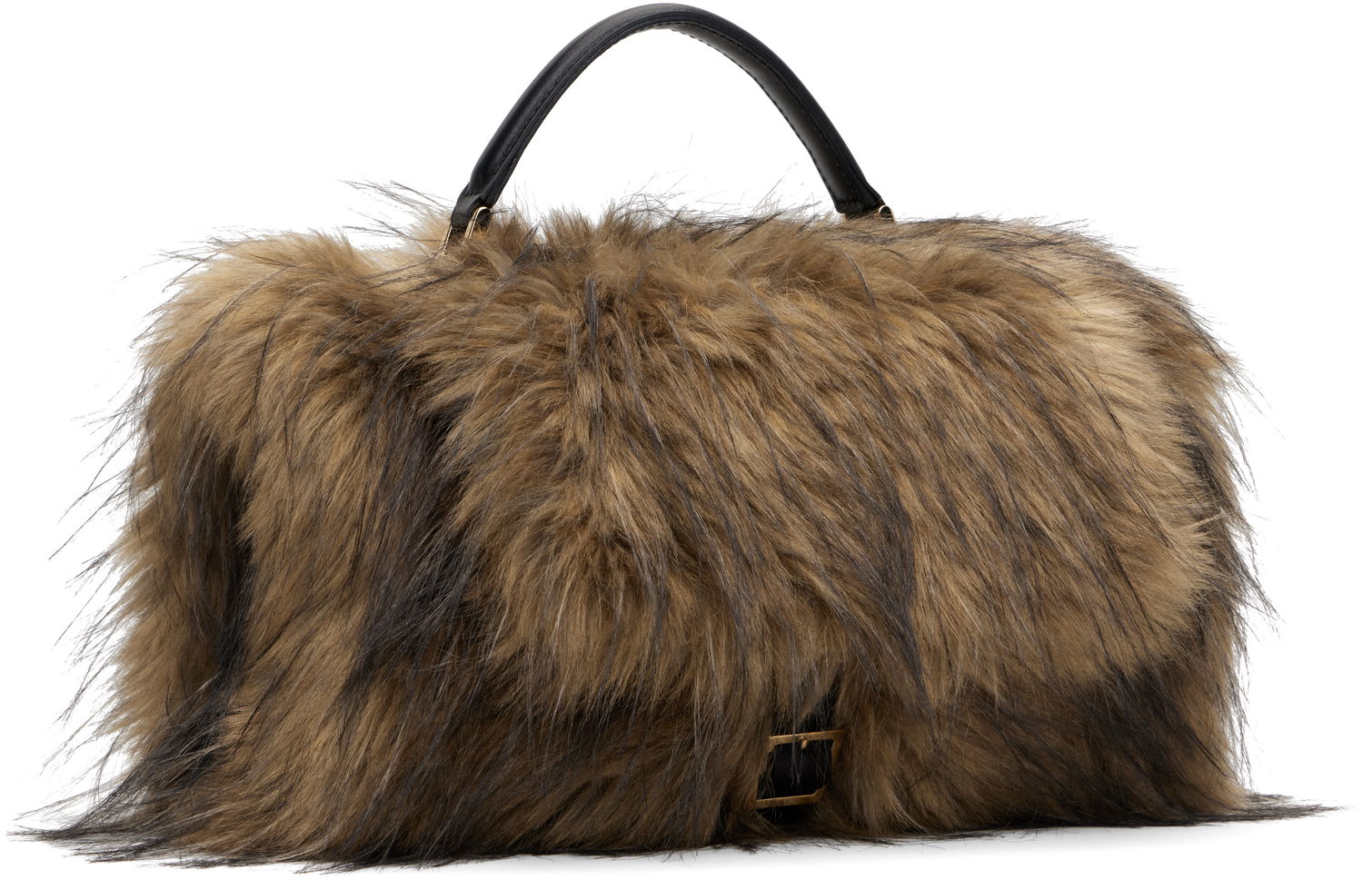 Håndtaske sacai Faux-Fur Muff Bag Brun | 25-08255, 1