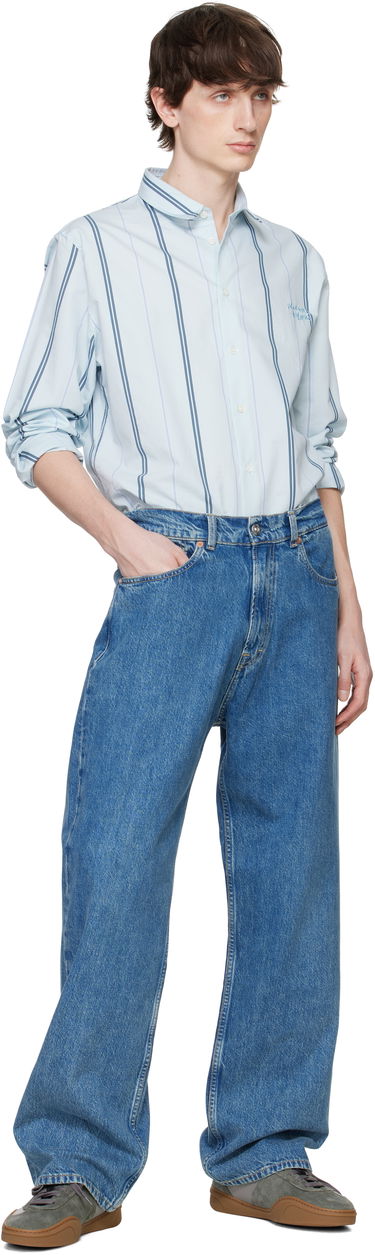 Skjorte MAISON KITSUNÉ Maison Kitsuné Relaxed Shirt Blå | MM00403WC5029, 4