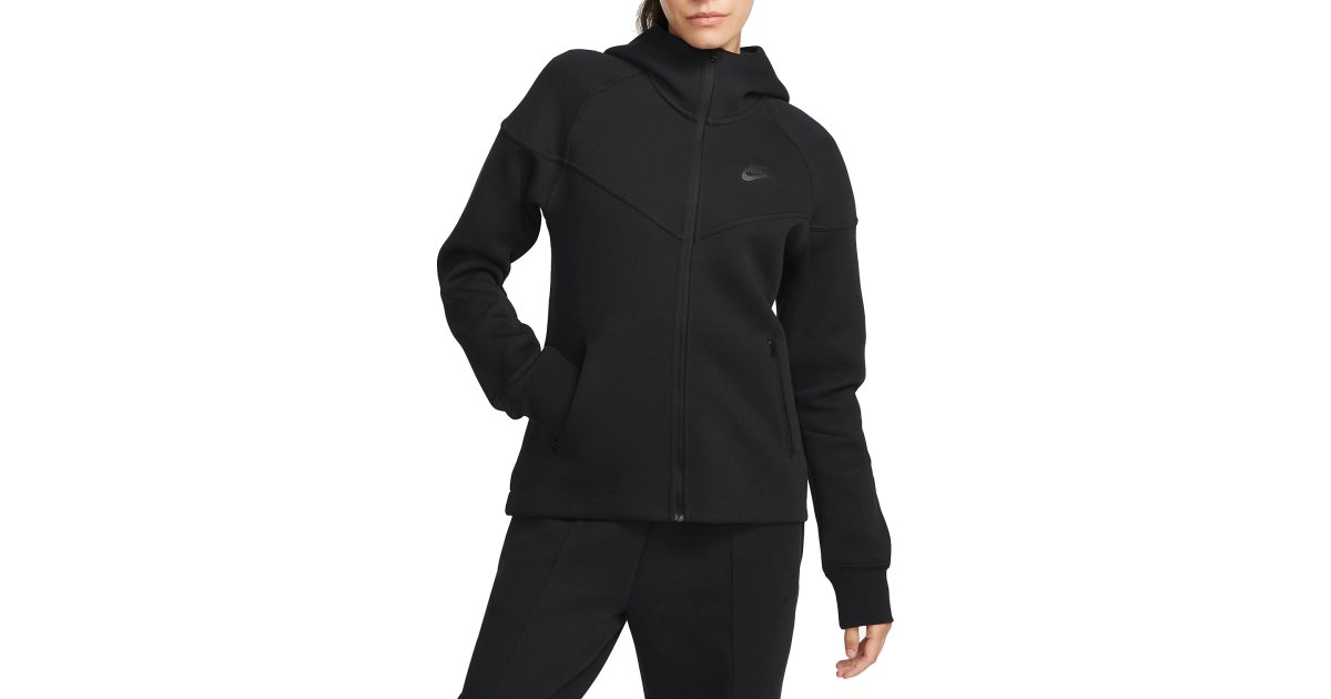 Sweatshirt Nike Tech Fleece Windrunner Sort | fb8338-010, 1