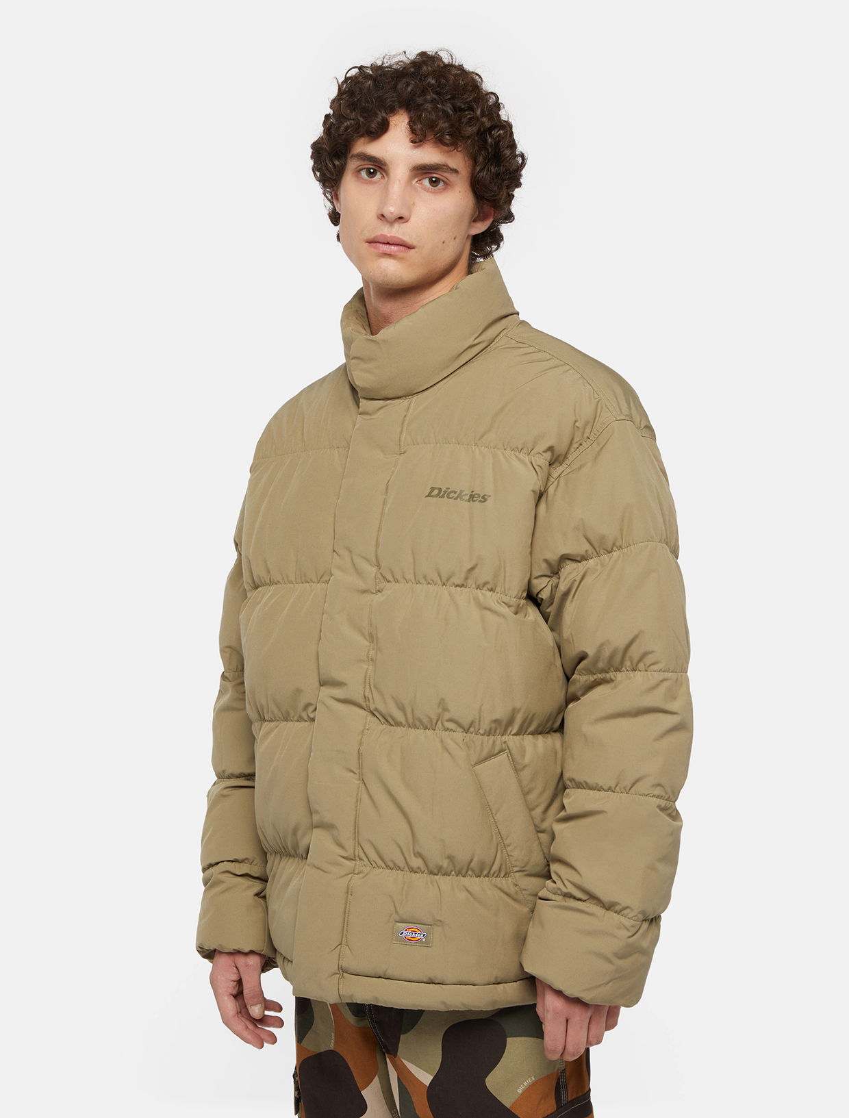 Puffer jakke Dickies Scobey Puffer Jacket Grøn | 0A4Z34, 0