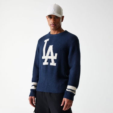 Sweater New Era New Era MLB LA Dodgers Knit Sweater Mørkeblå | 60684329, 1