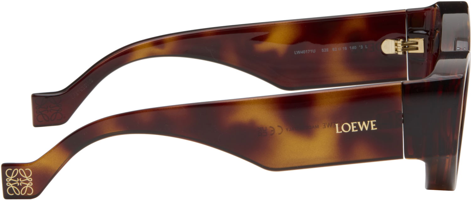 Solbriller Loewe Paula's Ibiza Goggle Cat-Eye Sunglasses Brun | LW40171UM6252E 840126861471, 1