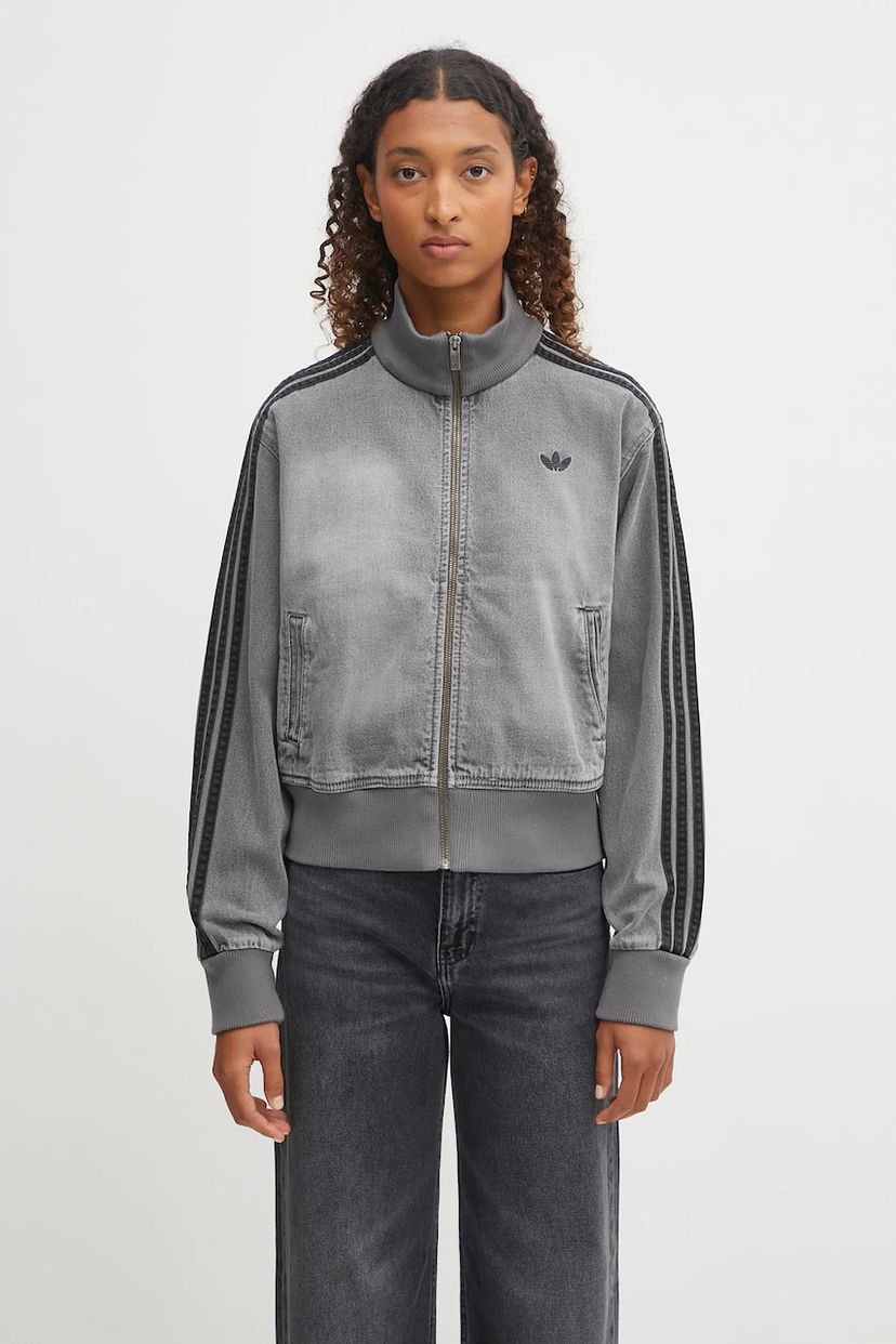 Bomberjakke adidas Originals adidas Originals Denim Tt Bomber Jacket Grå | JY2564