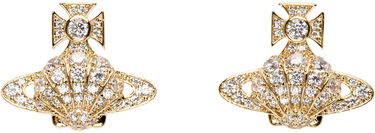 Øreringe Vivienne Westwood Vivienne Westwood Natalina Shell Orb Earrings Gul | 6201034I-02R102-SM, 0