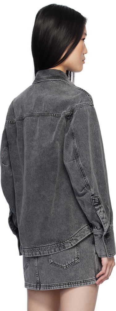 Skjorte The Attico Attico Eliza Denim Shirt Grå | 250WCB00074 DDD104AA, 2