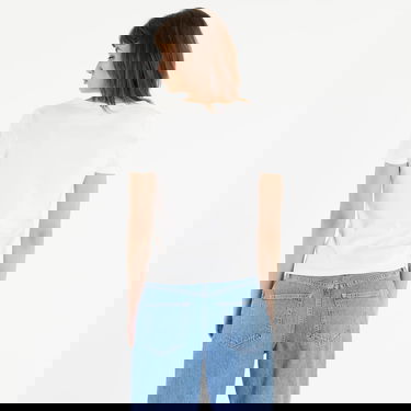 T-shirt GAP V-SS Rib Tee V2 Global Hvid | 635864-01, 1