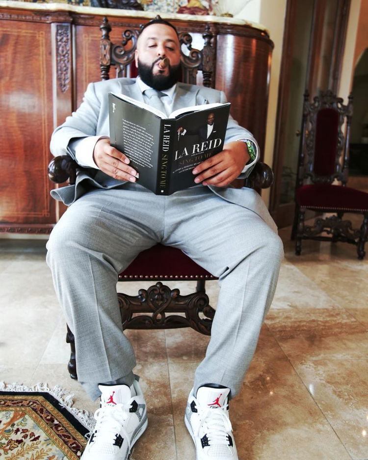 Dj Khaled in Air Jordan 4