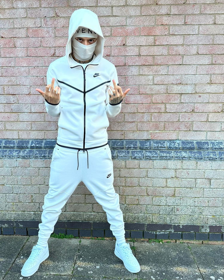 White Tech Fleece