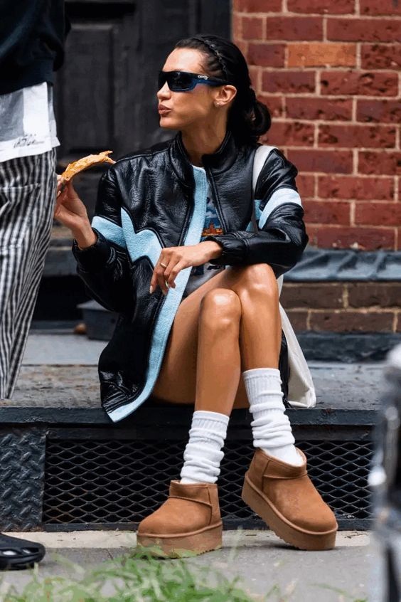 Cozy in UGGs